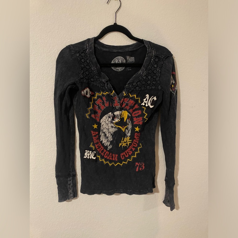 AFFLICTION LADIES LONGSLEEVE
